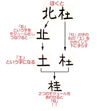 桂の字